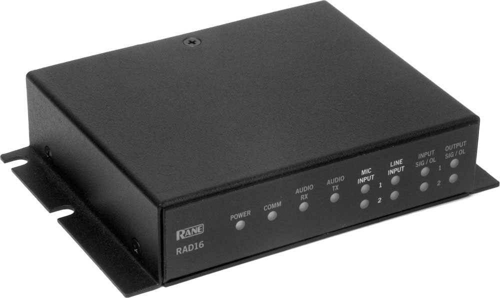 Rane Pro RAD16 Remote Audio Device Dual Mic Input & Output Euroblock I/O Box New eBay