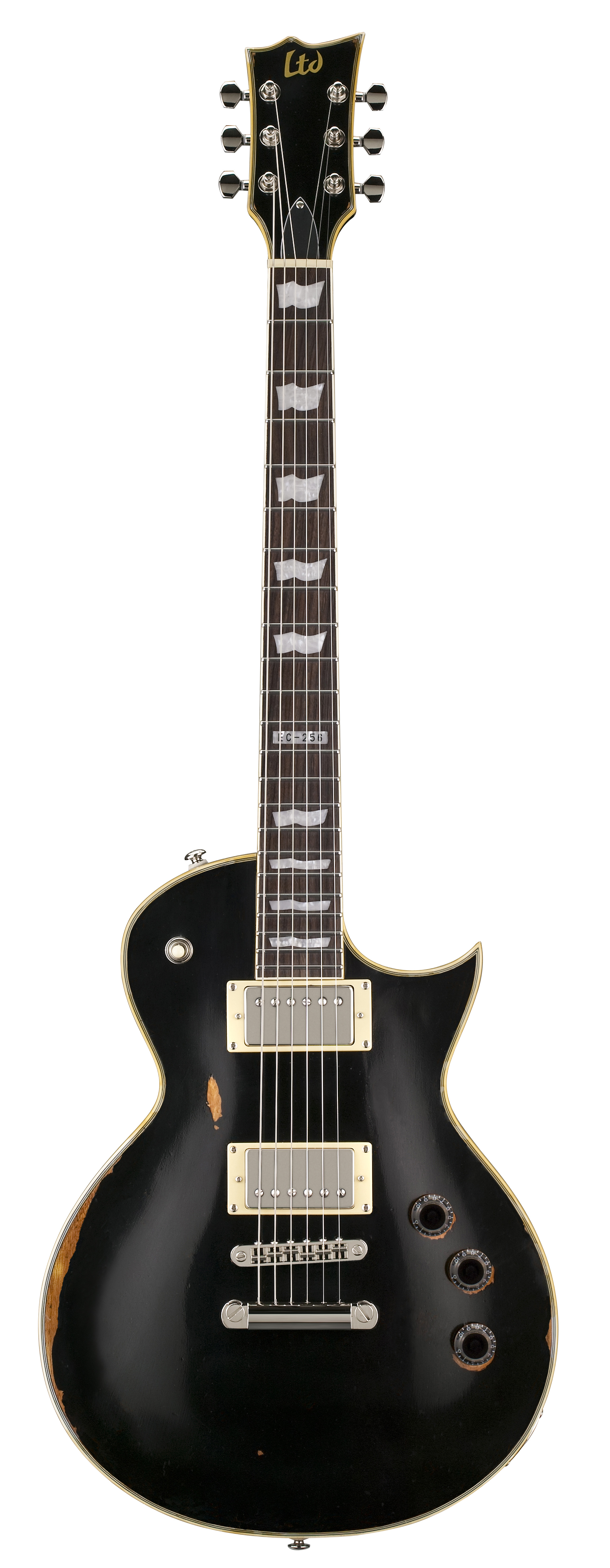 ESP LTD EC256 DISTRESSED Series Electric Guitar Aged Vintage Black