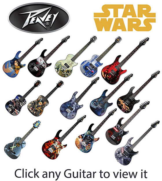 Peavey Star Wars Darth Vader Rockmaster 3/4 Student Beginner Electric