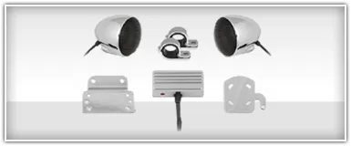 Cycle Sounds Harley Cruiser Amplified Speaker Kits