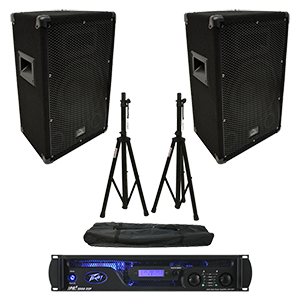 pa amp and speakers