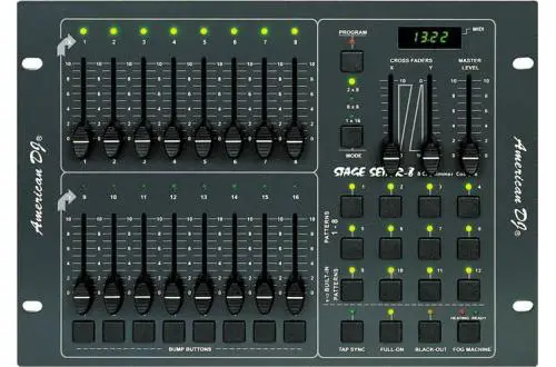 DJ機材 ADJ STAGE SETTER 8 ADJ Stage Setter 8 16-Channel DMX Controller | Full Compass