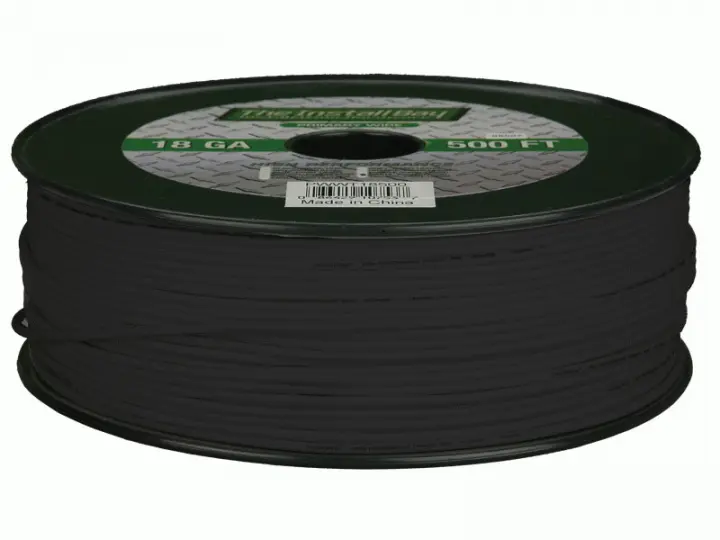 Install Bay PWBK14500 Primary Wire 14 Gauge Black 500ft Cables