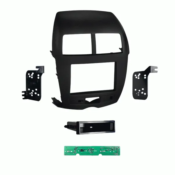 Metra 997014B Single/Double DIN Dash Kit for 20112014 Mitsubishi Outlander Sport MET13997014B