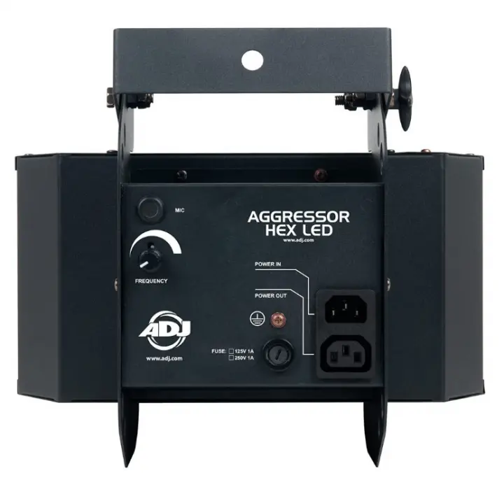 American DJ (2) Aggressor HEX LED Sound Activated Multi Color