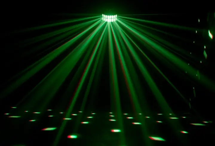 American DJ (2) Aggressor HEX LED Sound Activated Multi Color