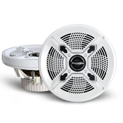 Bazooka MAC8100W 8Inch 2Way Marine Coaxial Speaker System 150W White Painted Finish BAZ14