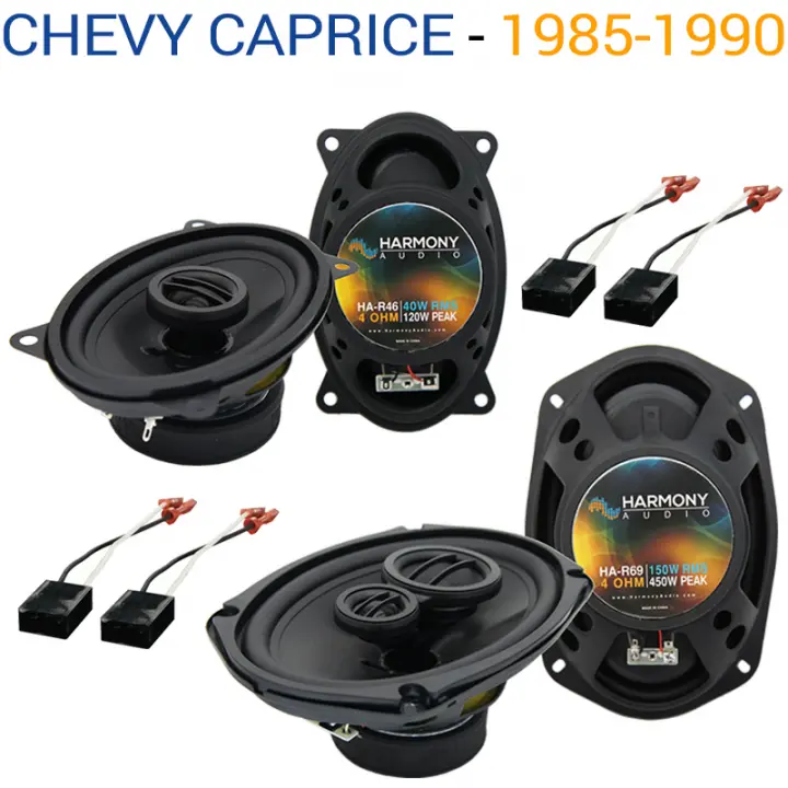 Harmony Audio R35 R69 Factory Speaker Replacement Package Compatible with Chevy Cavalier 1982 1983 1984 1985 1986 1987 1988 1989 1990