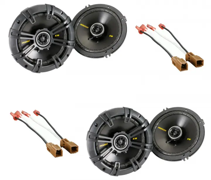 Kicker 46CSC654 Compatible with Nissan 350Z 03-08 6 1/2