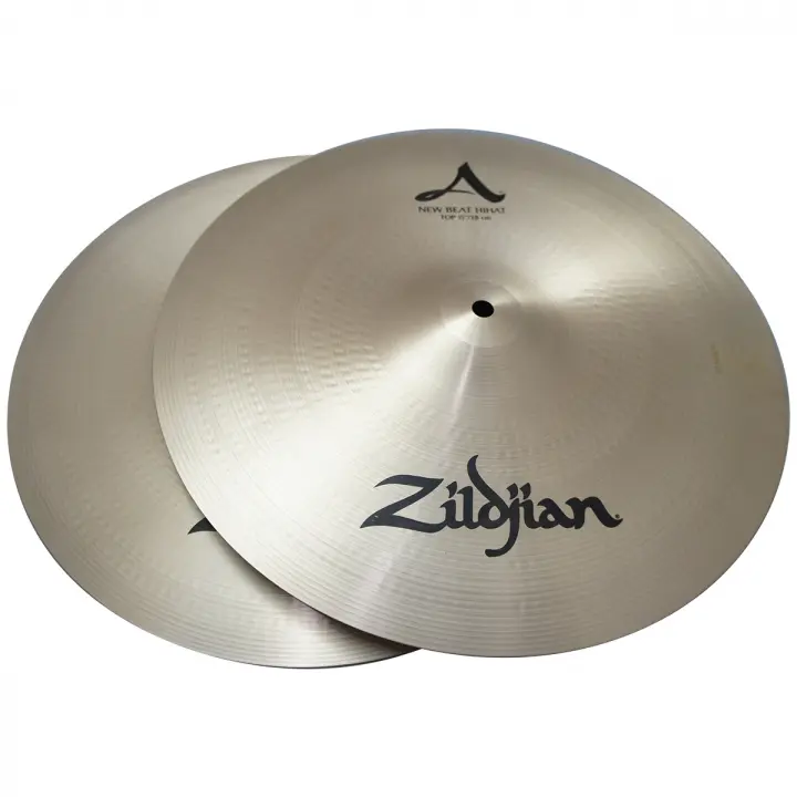 Lightly Used Zildjian 15 A Series New Beat Hi Hat Top Cast Bronze Cymbal with Solid Chick Sound A0137 