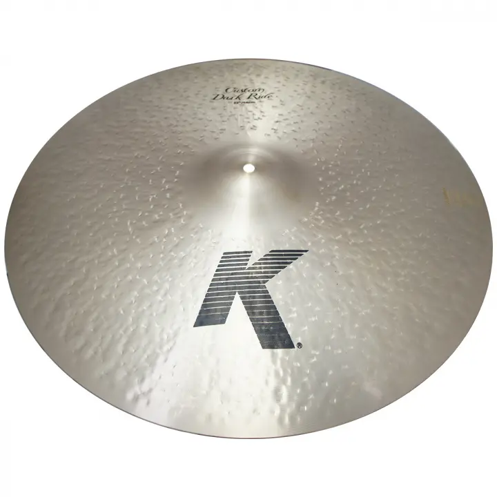 Zildjian 22" K Custom Series Dark Ride Medium Thin Drumset Cast Bronze Cymbal with Low Pitch K0967