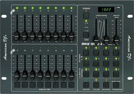 DJ機材 ADJ STAGE SETTER 8 ADJ Stage Setter 8 16-Channel DMX Controller | Full Compass