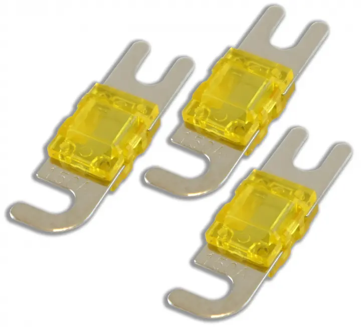 Harmony HAMIDIFD3 Mini ANL MIDI 3Way Fused Distribution Block & 150