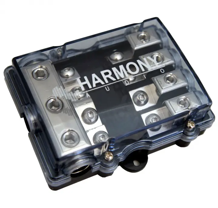 Harmony HA-MIDIFD4 Mini 4-Way ANL/MIDI Fuse Distribution Block With 100A Fuses