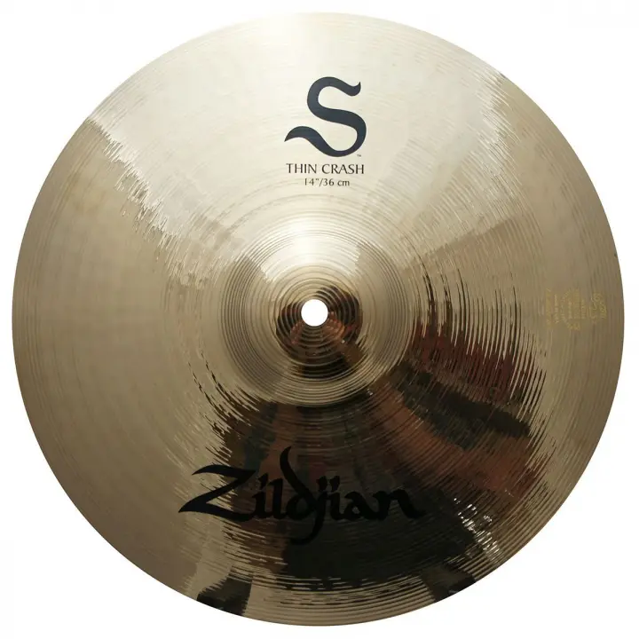 Zildjian S14TC 14" S Family Thin Crash Cymbal w/ Balanced Frequency Response Brilliant Finish
