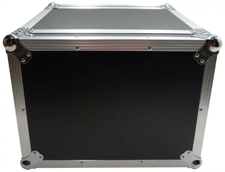 Harmony Cases HC8UAD DJ Flight Amp 8U Rack Space Road Travel Amplifier