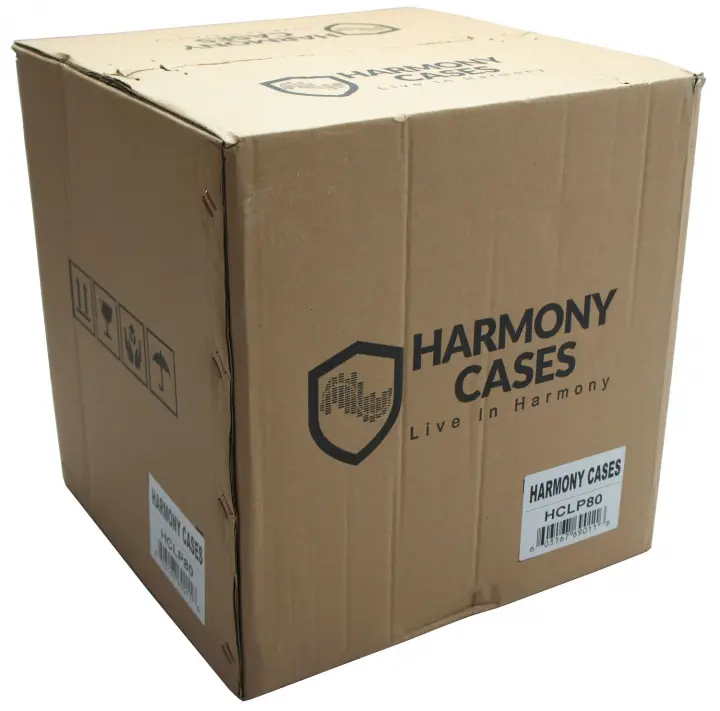 80 LP Vinyl Record Road Case - DJ Flight Storage - Harmony Cases