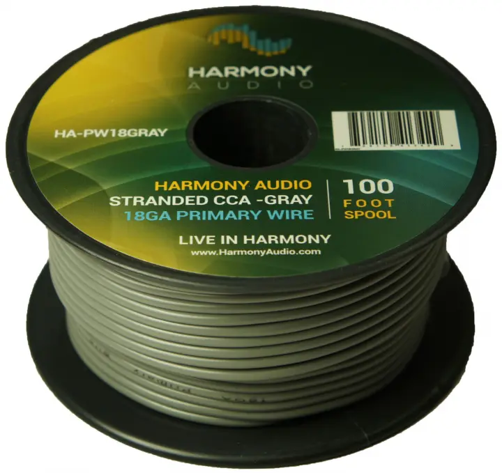 Sundown Audio 4 Gauge OFC Silver 100ft Power/Ground Cable