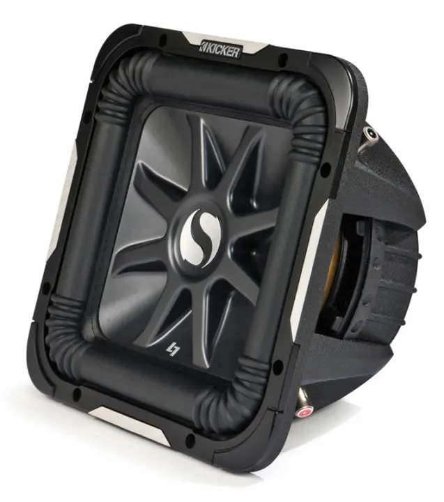 Kicker 44L7S154 Solo-Baric 15 Square L7 Dual 4-Ohm Sub and ASC