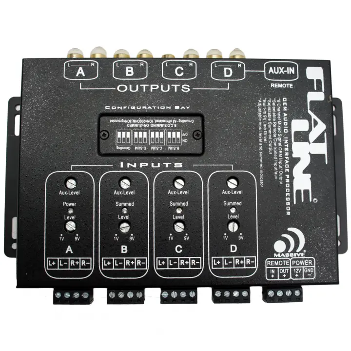 Massive Audio Flatline OEM Audio Interface 8 CH Progressor FlatlineUS