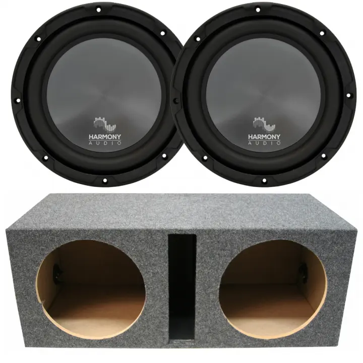 Harmony Audio HAR104 10" 500W Car Audio Subwoofers (2) Bundle with