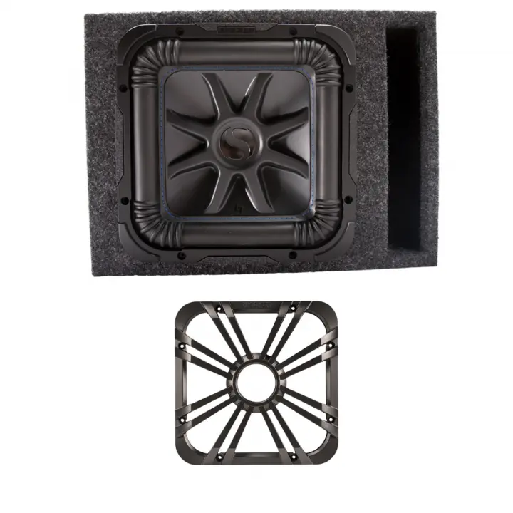 Kicker L7S12 Solo-Baric Subwoofer Vented Box with Charcoal LED Grill