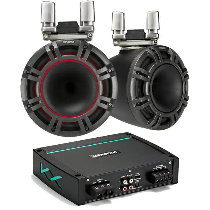 Kicker KXMA800.8 8-Channel Full-Range Class D Marine Amplifier