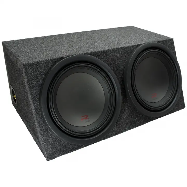 Universal Car Stereo Hatchback Sealed Dual 12" Alpine Type R RW12D2 Sub Box Enclosure Final 2
