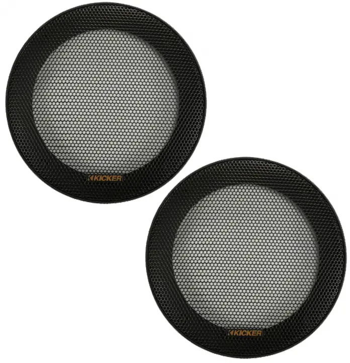 Kicker 47KSC5G Car Audio 5 1/4" Pair Speaker Grills for 47KSC504