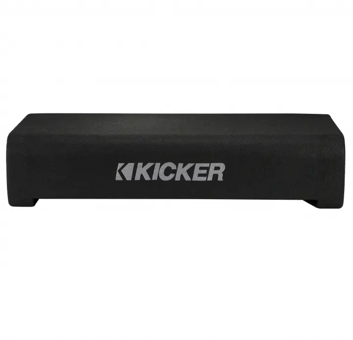 Kicker 47TRTP122 Car Audio Down Firing 12" Thin Sub Box w/ Passive