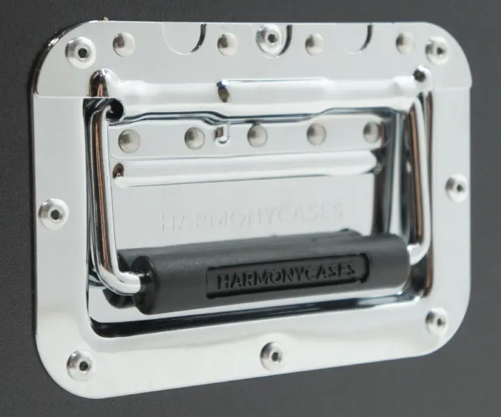 Harmony Cases HC4UAD DJ Flight Amp 4U Rack Space Road Travel Amplifier