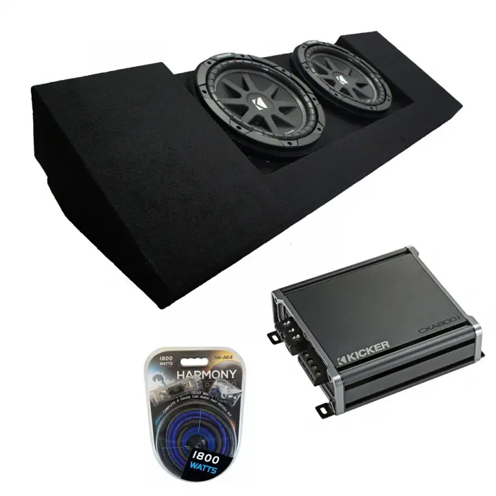 Compatible with 2015UP Chevy Colorado Crew Cab Truck Dual 10" Kicker