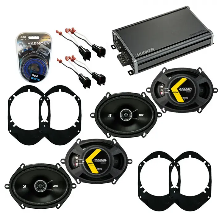 Compatible with Lincoln MKZ 2007-2009 Factory Speaker Replacement Kicker (2) DSC68 & CXA360.4