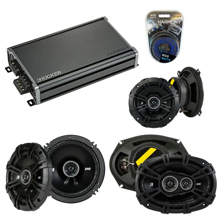 Compatible with Volvo V70/Cross Country/XC70 05-07 Speaker Replacement Kicker DS Coax & CXA360.4