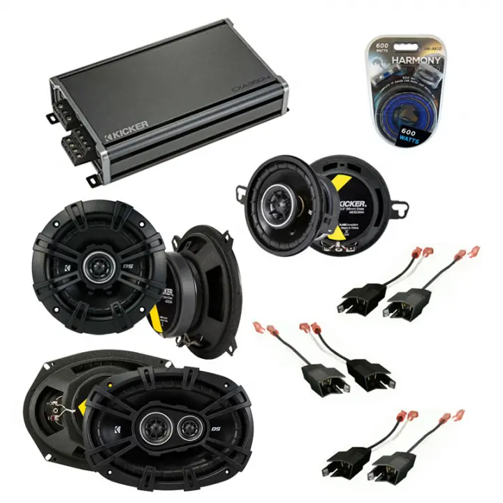 Compatible with Chrysler Yorker 84-93 Speaker Replacement Kicker DS Package & CXA360.4 Amp