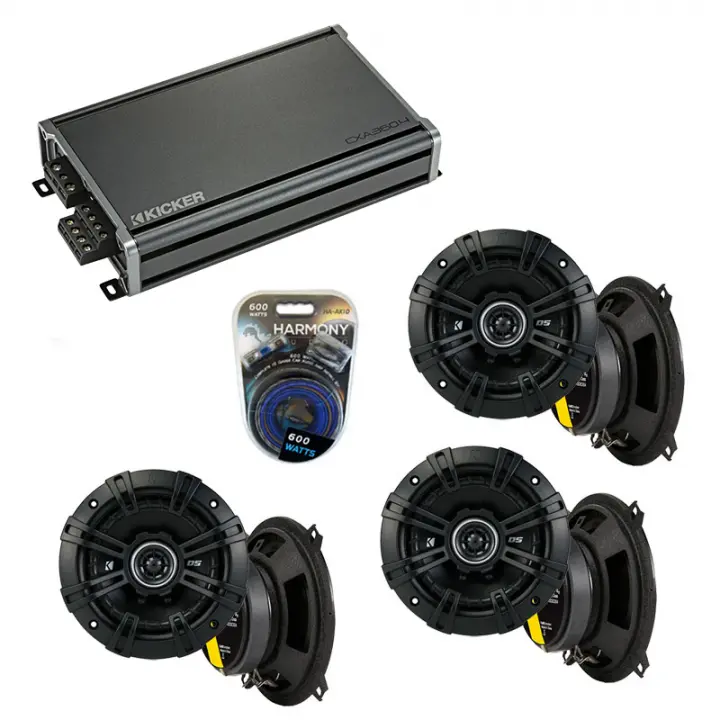 Compatible with Land Rover Freelander 02-06 Speaker Replacement Kicker (3) DSC5 & CXA360.4 Amp