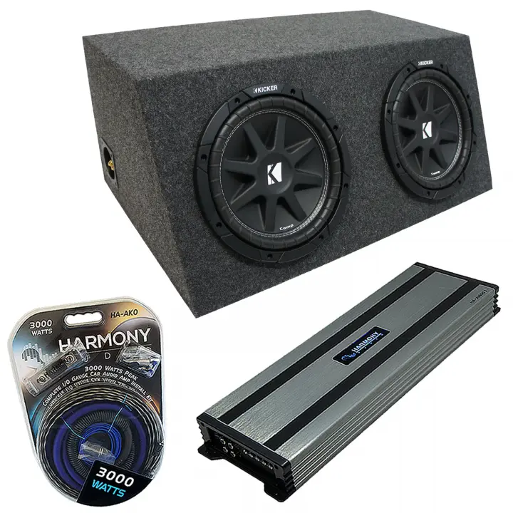1 Ohm Stable 2 Includes Bass Remote Harmony Audio HA-A1500.1 Car Stereo Class D Amp Mono 3000 Watt Subwoofer Amplifier 