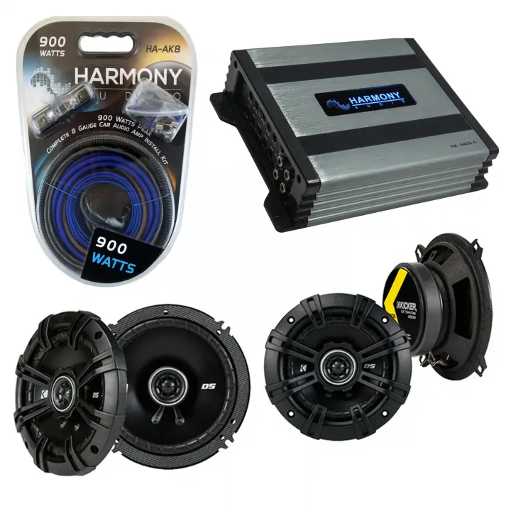 Compatible with Audi A6 2000-2008 Factory Speaker Replacement Kicker DSC5 DSC65 & Harmony HA-A400.4