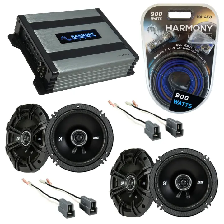 Compatible with Mazda 323 1990-1994 Factory Speaker Replacement Kicker (2) DSC65 & Harmony HA-A400.4