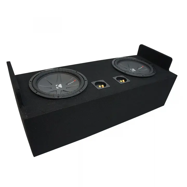 1982-2004 Chevy S-10 Extended Cab Truck Kicker CompR CWR12 Dual 12" Sub Box Enclosure - Final 2 Ohm