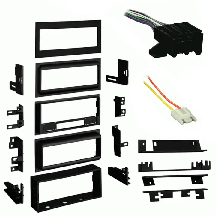 Purchase GM CAR STEREO SINGLE DIN MOUNT RADIO INSTALL DASH KIT COMBO GM1583B In Culver City