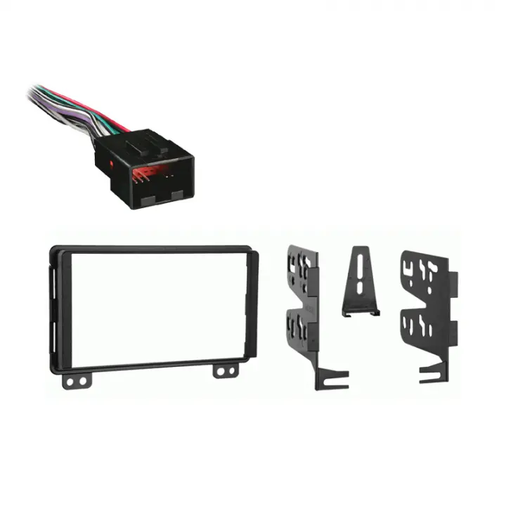 Ford Mustang 2001 2002 2003  Double DIN Stereo Harness Radio Install Dash Kit Package