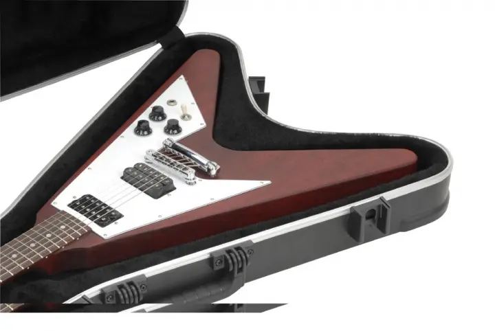 SKB Cases 1SKB-58 Molded Hardshell Case for Flying V Type Guitars