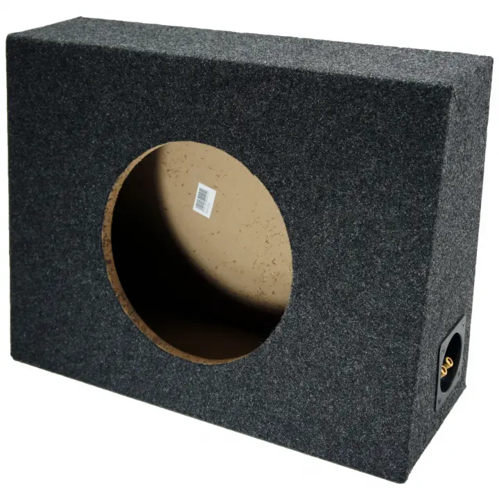 (1) Kicker C10 Subwoofer Single 10" Regular Cab Truck Sub Box Enclosure Bundle with Harmony