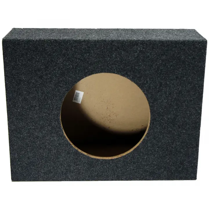 (1) Kicker C10 Subwoofer Single 10" Regular Cab Truck Sub Box Enclosure