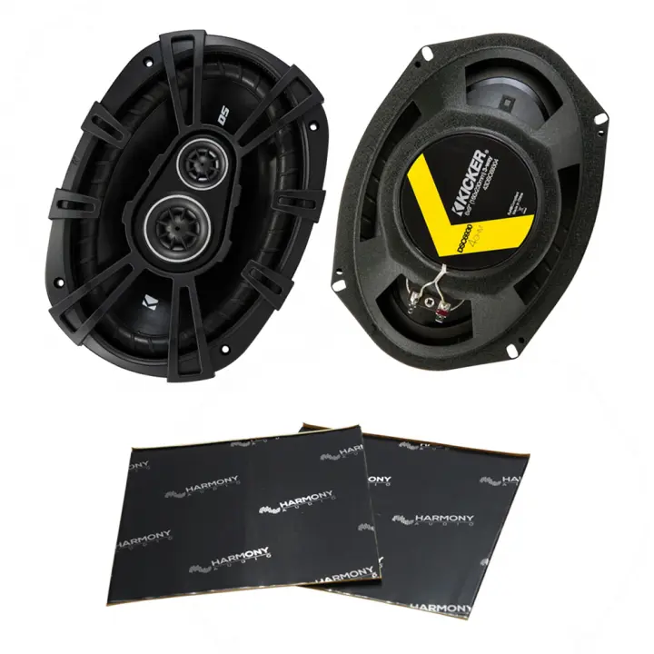 8 Haut-Parleurs Voiture Kicker DSC6930 – 6x9 Pouces, 180W RMS, 3 Voies – Lot De 4 Paires – Neuf