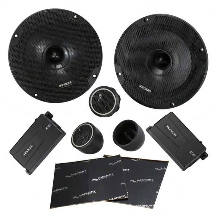 Kicker 46CSS654 Car Audio 6 1/2" Component Full Range Stereo Speakers
