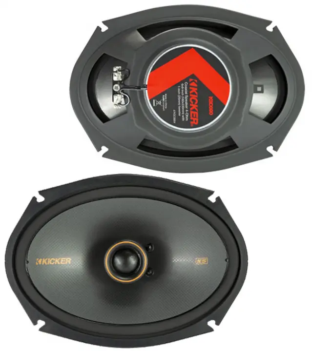 Kicker 47KSC6904 Car Audio 6x9" Coaxial 600W Peak Full Range Speakers