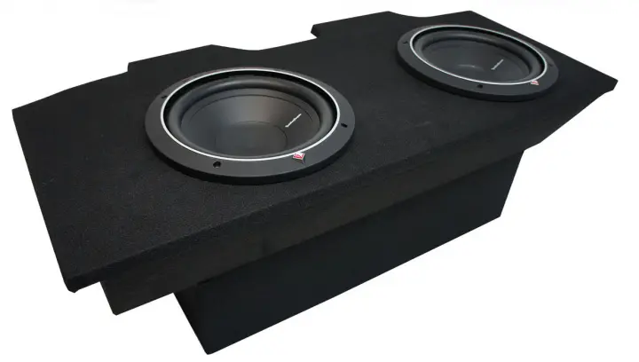 1993-2002 Chevy Camaro Coupe Rockford Punch P1S412 Dual 12" Sub Box Enclosure Package - Final 2 Ohm