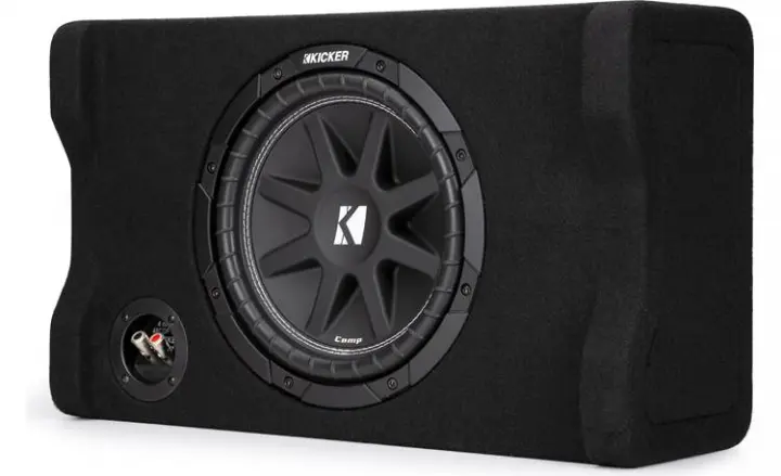 Kicker 48CDF104 Comp 10 Subwoofer In Down Firing Enclosure, 4-Ohm - View #8